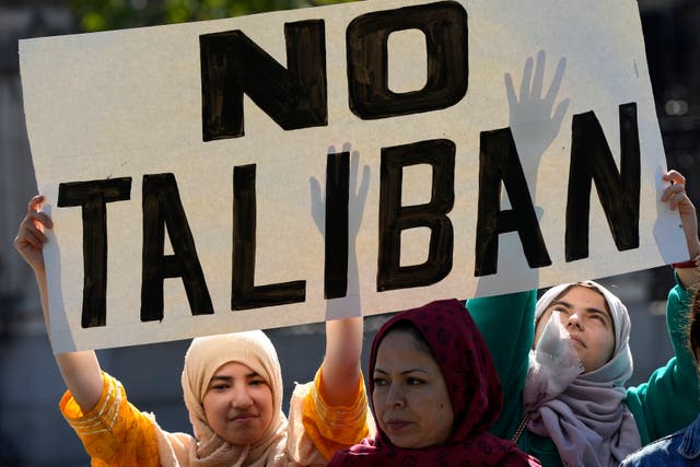 Anti-Taliban protest