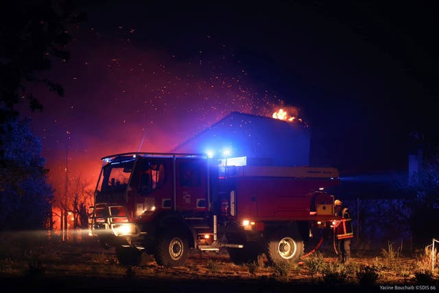 French firefighters