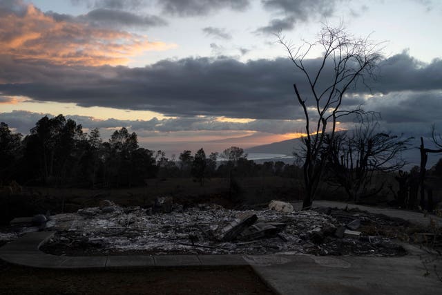 Burned house