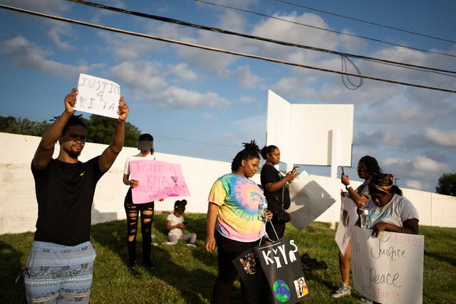 Protest over shooting