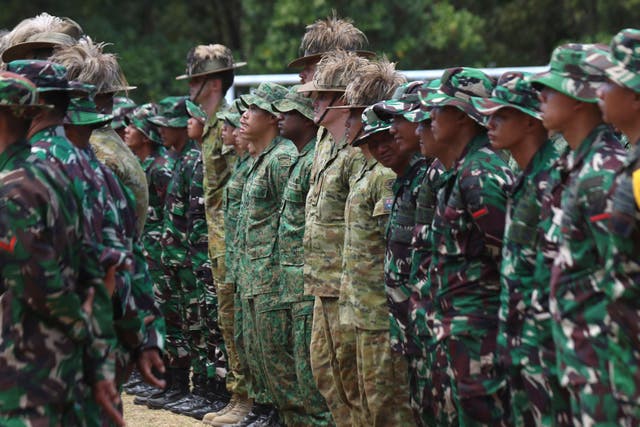 Indonesia US Military Drills