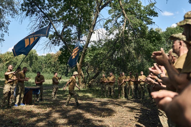 Ukrainian soldiers