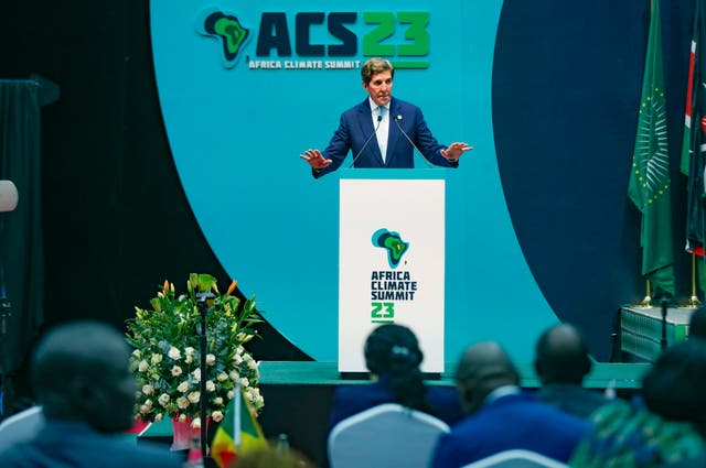John Kerry addresses the summit