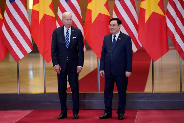 Joe Biden in Hanoi
