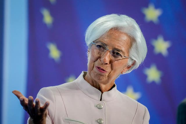 President of the European Central Bank Christine Lagarde