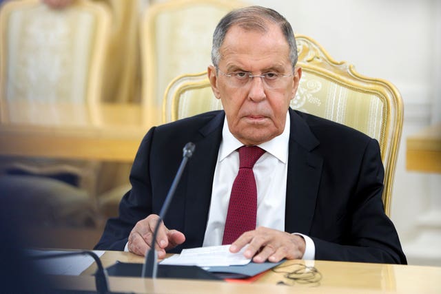 Russian Foreign Minister Sergey Lavrov