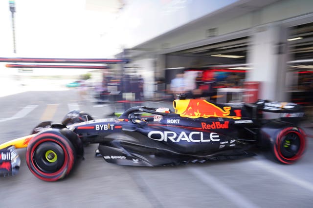 Max Verstappen topped all three practice sessions
