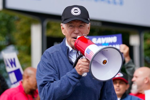 Auto Workers Strike Biden