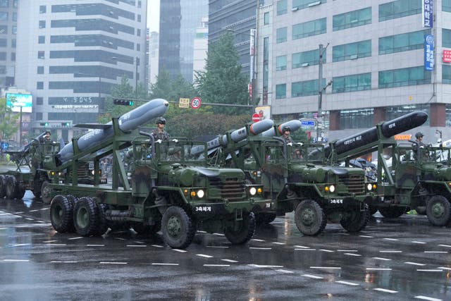 South Korea Parades Troops And Powerful Weapons In Armed Forces Day Ceremony Express And Star 