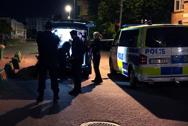 Shooting scene