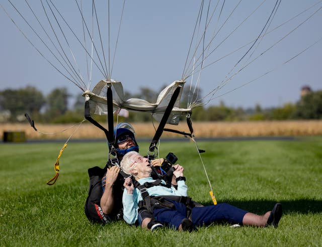 Oldest Skydiver