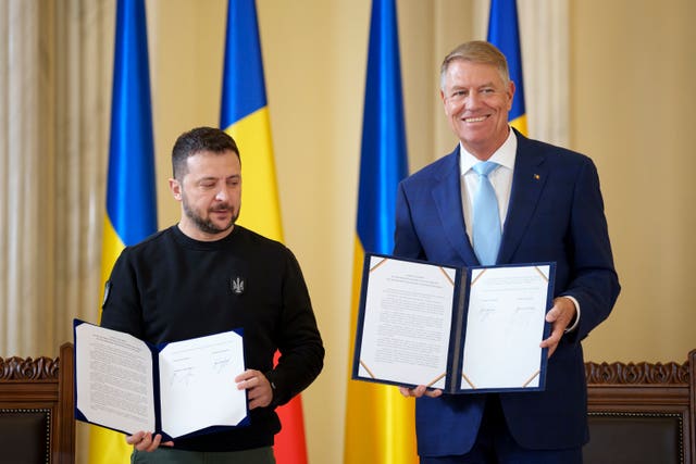 Romania Ukraine Zelenskyy