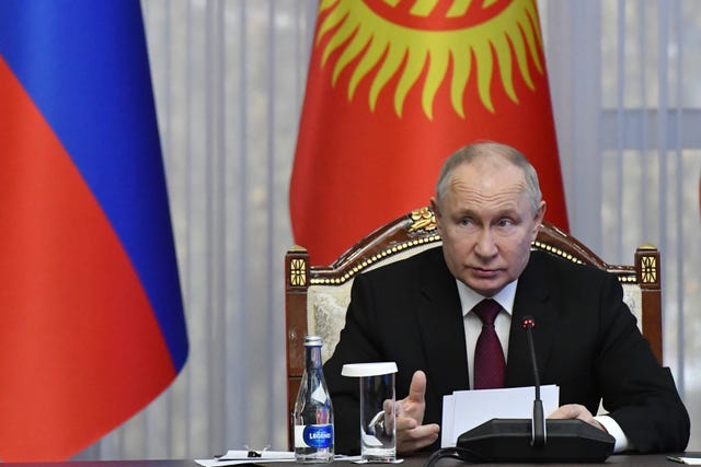 Vladimir Putin in Kyrgyzstan
