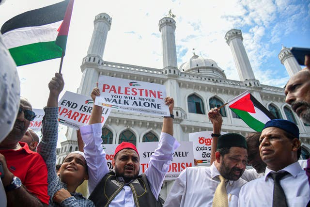 Colombo protest