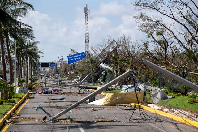 Hurricane damage