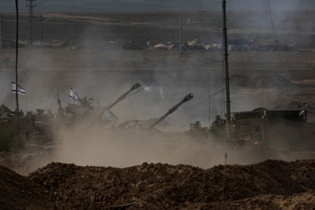 Israeli artillery fires near the border with the Gaza Strip