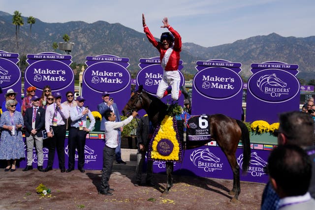 A flying dismount from Frankie
