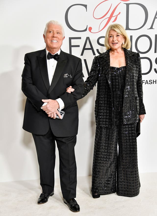 Martha Stewart (R) and Dennis Basso2023 CFDA Fashion Awards
