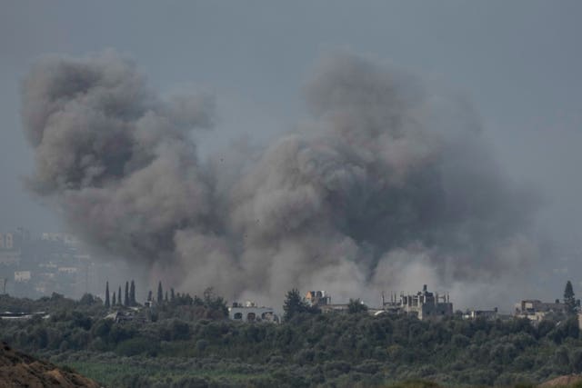 Air strike on the Gaza Strip