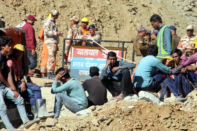 India Tunnel Collapse