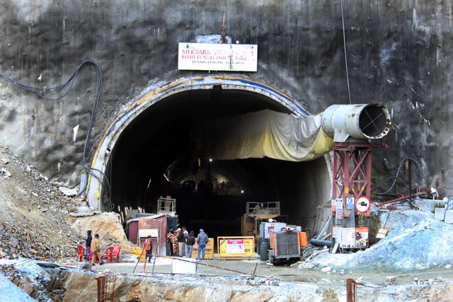 India Tunnel Collapse