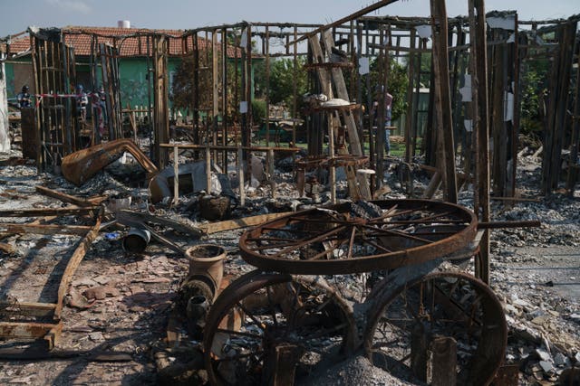 Kibbutz wreckage