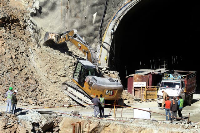 India Tunnel Collapse