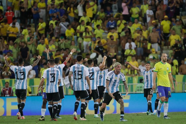Nicolas Otamendia gave Argentina a first ever World Cup qualifying win in Argentina