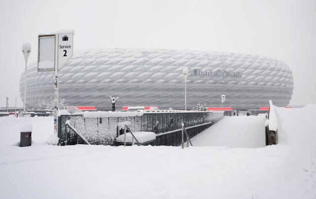 The Munich Allianz stadium in Germany