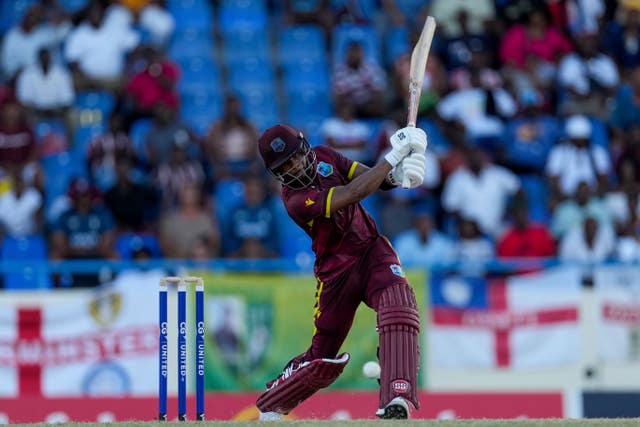 West Indies’ captain Shai Hope made the decisive contribution (AP/Ricardo Mazalan)