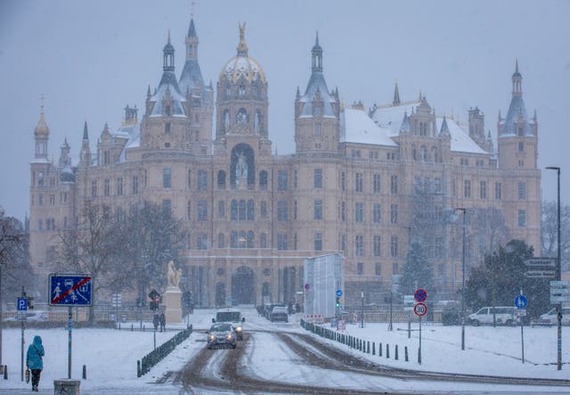 Castle in the snow