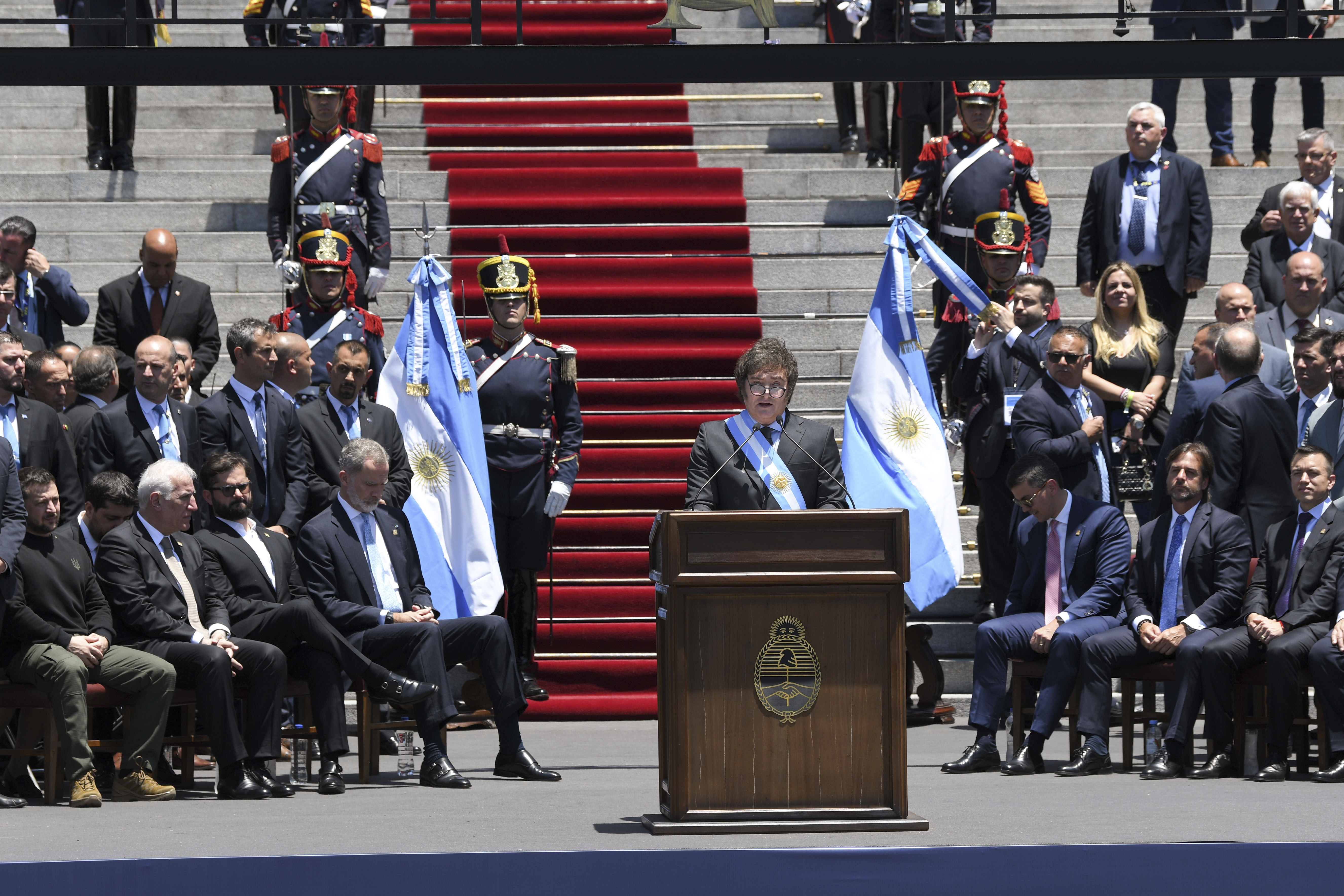 Right-wing Javier Milei Sworn In As Argentina’s President - Jersey ...