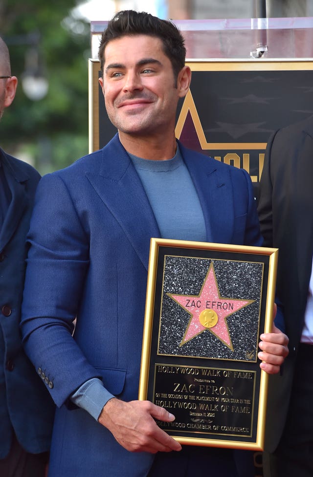 Zac Efron Honored With a Star on the Hollywood Walk of Fame