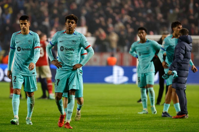 Barcelona suffered a surprise defeat 