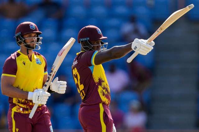 Rovman Powell starred for the West Indies (Ricardo Mazalan/AP)