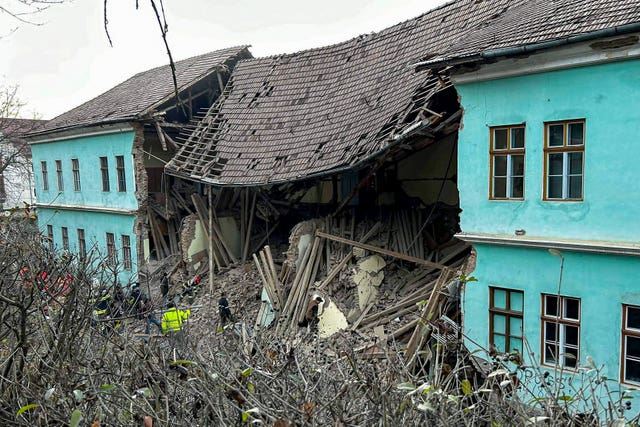 Romania School Collapse