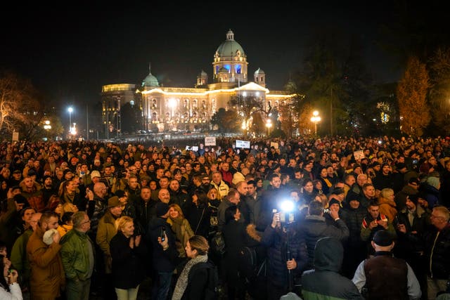 Serbia Election Protest