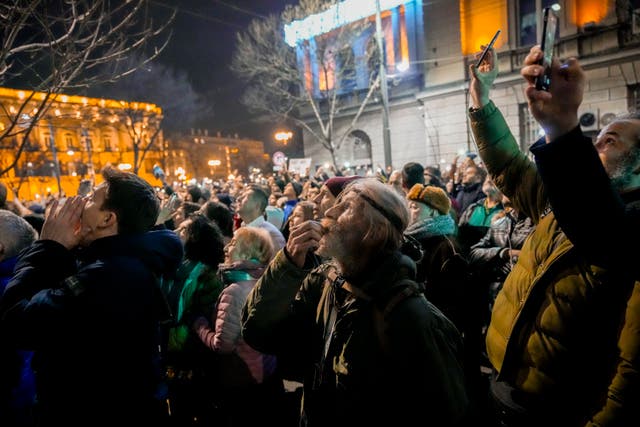 Serbia Election Protest