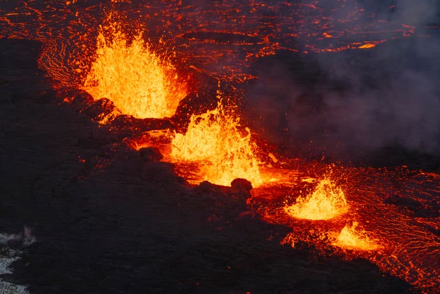 Volcanic eruption