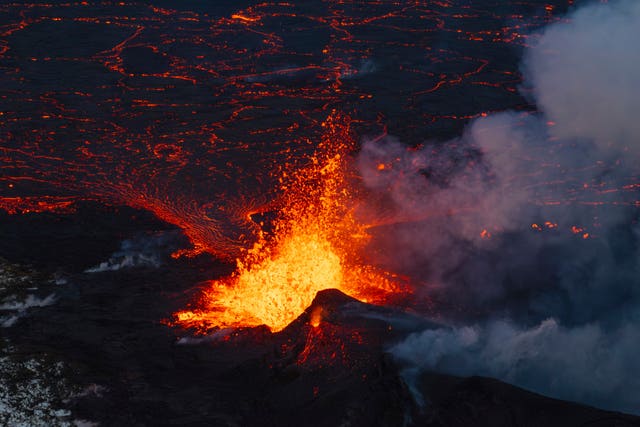 Volcanic eruption