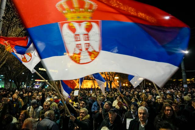 Serbia Election Protest