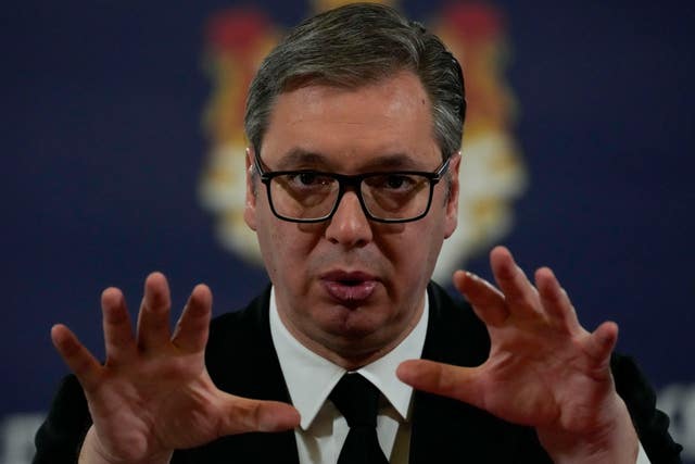 Serbian President Aleksandar Vucic