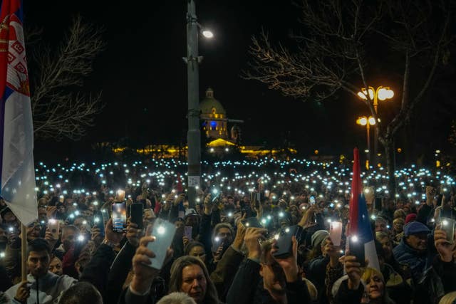 Serbia Election Protest