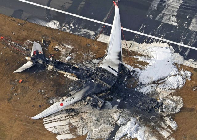 Japan Plane Fire