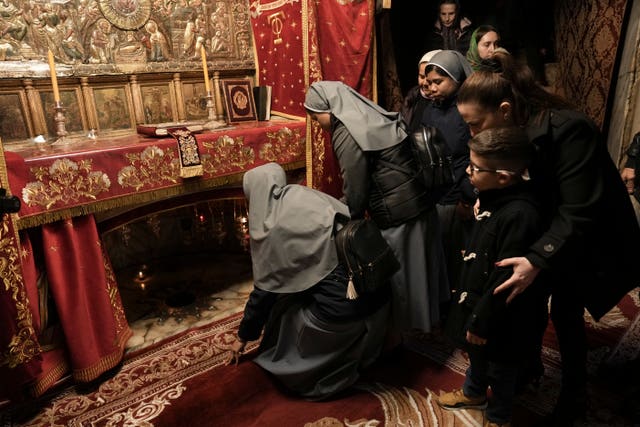 Israel Palestinians Orthodox Cristmas