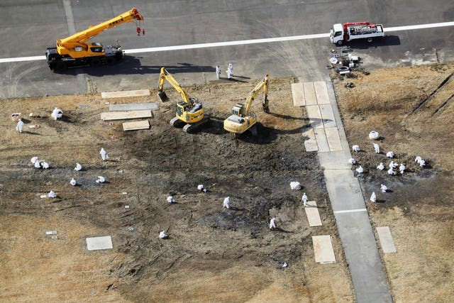 Japan Plane Fire