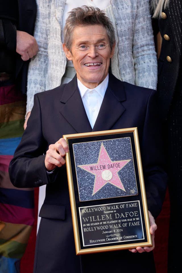 Willem Dafoe Honored With a Star on the Hollywood Walk of Fame