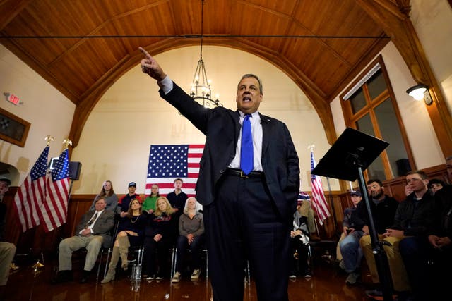 APTOPIX Election 2024 Christie