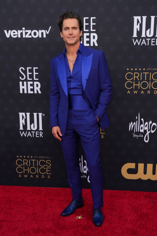 Matt Bomer arrives at the 29th Critics Choice Awards
