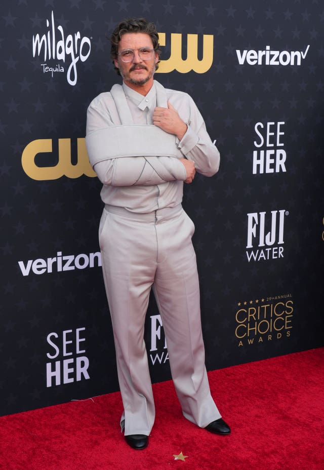 Pedro Pascall arrives at the 29th Critics Choice Awards 